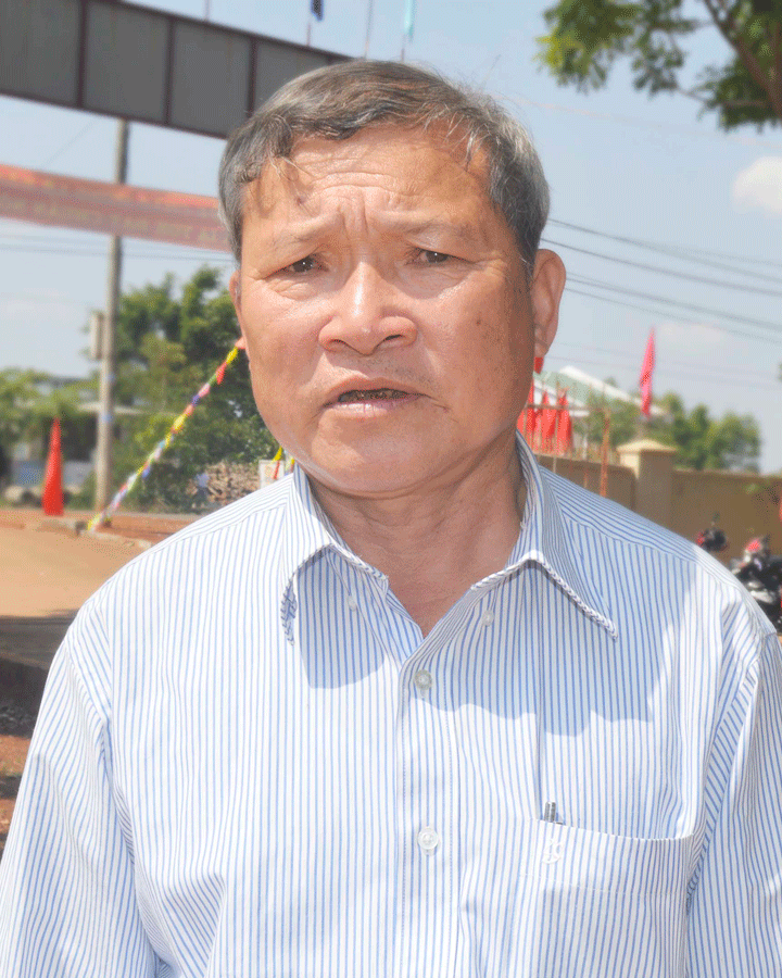 Ông Hồ Thanh Tâm. Ảnh: Đ.Y Ông Hồ Thanh Tâm. Ảnh: Đ.Y