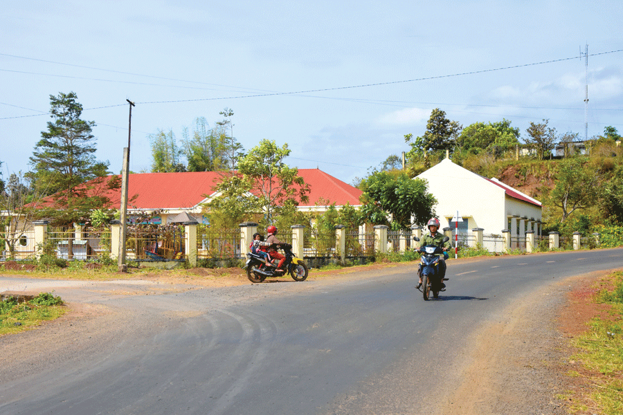 Một góc xã Dun (huyện Chư Sê). Ảnh: N.S