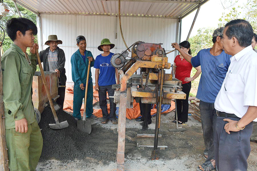 Đức Cơ đẩy mạnh việc hỗ trợ hộ nghèo học nghề để tự tạo việc làm. Ảnh: Đ.Y