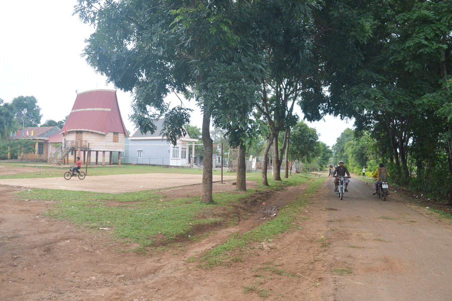 Một góc làng Sơr, xã Biển Hồ. Ảnh. H.T Một góc làng Sơr, xã Biển Hồ. Ảnh. H.T