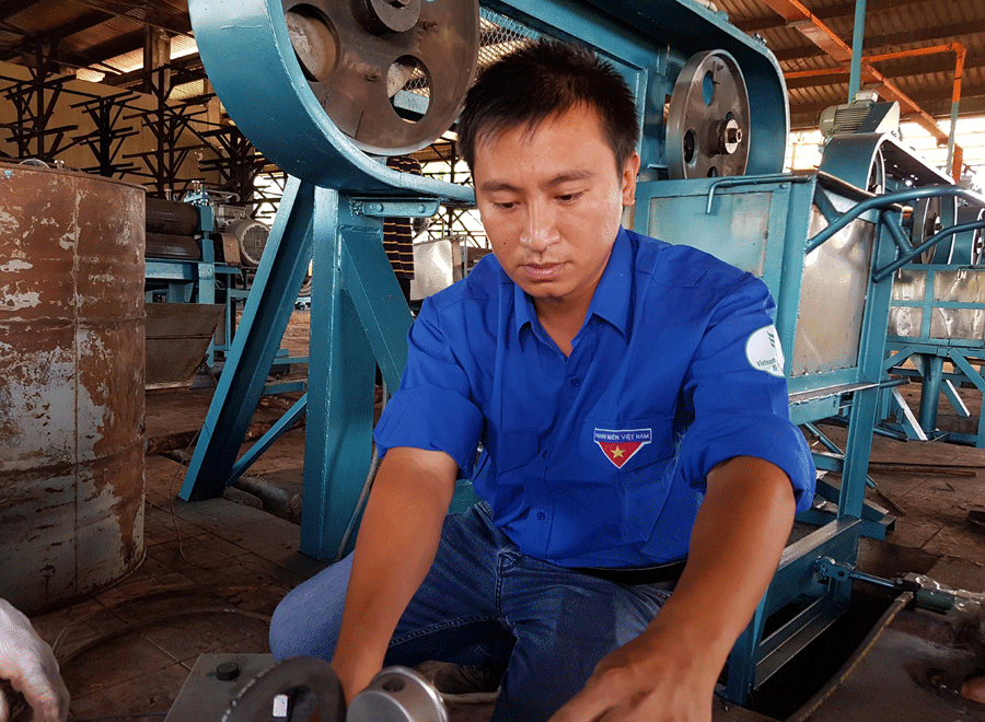 Anh Trần Hữu Tâm. Ảnh: H.Đ.T Anh Trần Hữu Tâm. Ảnh: H.Đ.T