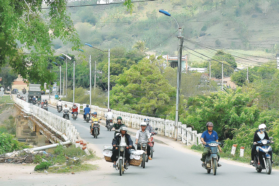 Một góc xã Yang Trung (huyện Kông Chro)-quê hương của Chánh tổng Đinh Hơh. Ảnh: Đ.T