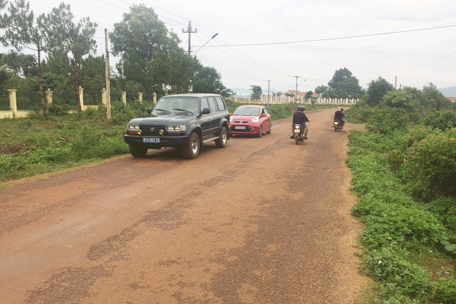 Một đoạn quốc lộ 19D đã được sửa chữa. Ảnh: internet Một đoạn quốc lộ 19D đã được sửa chữa. Ảnh: internet