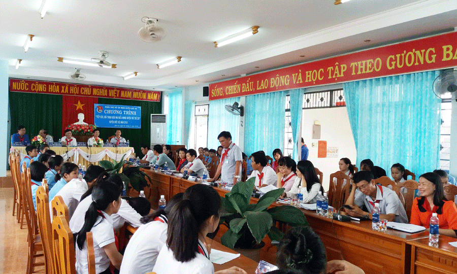 Quang cảnh buổi đối thoại. Ảnh: N.N Ảnh: N.N