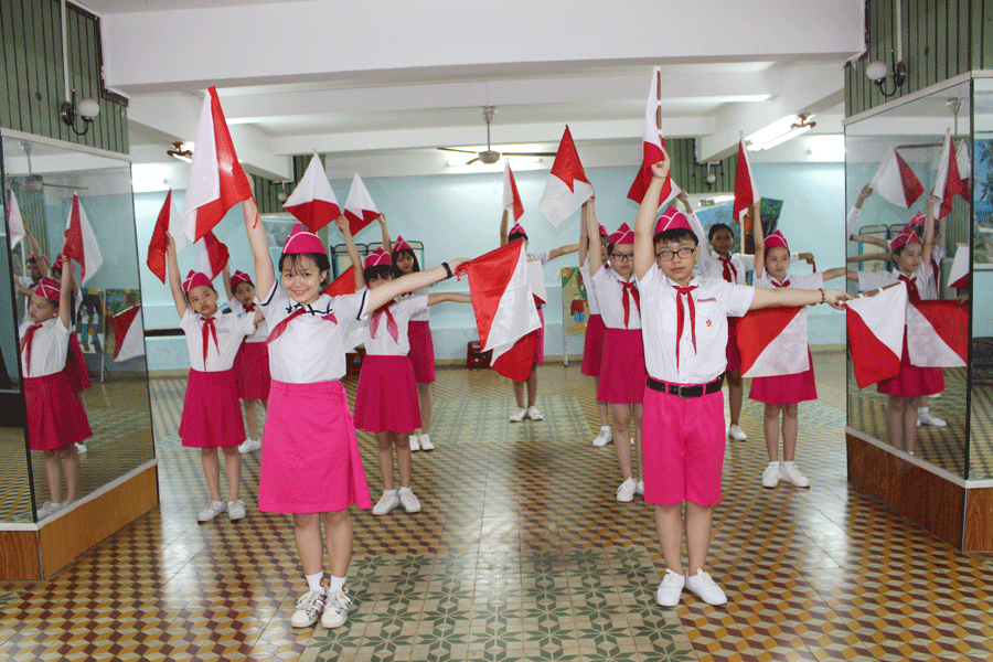 Một buổi tập luyện của Câu lạc bộ Chỉ huy Đội. Ảnh: T.B