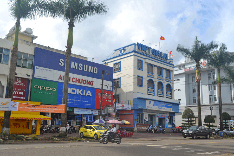 Giá đất ở một số khu vực tại TP. Pleiku đang tăng khá cao. Ảnh: D.Q