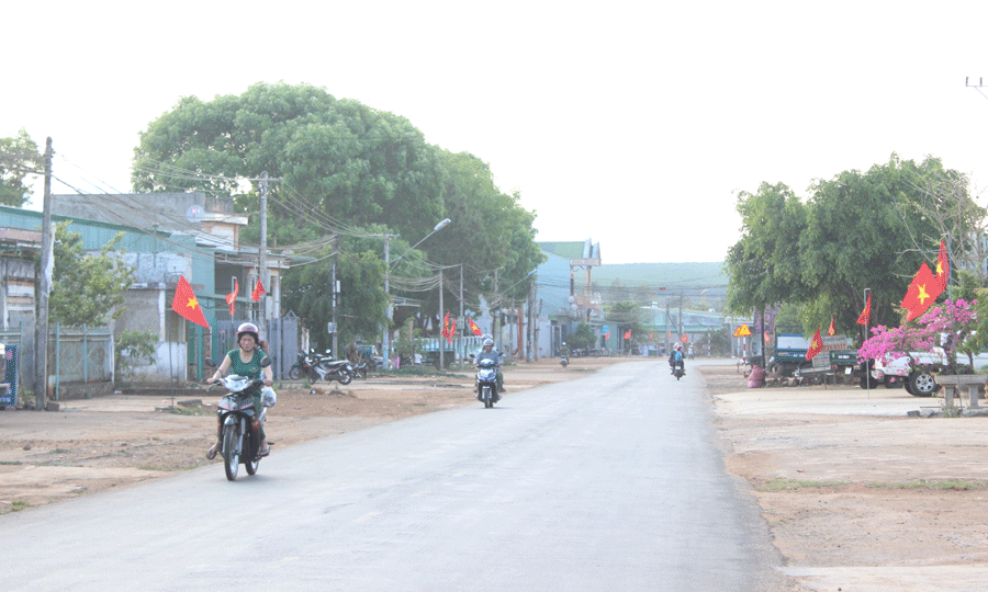 Một góc xã Ia Nhin. Ảnh: N.D Một góc xã Ia Nhin. Ảnh: N.D