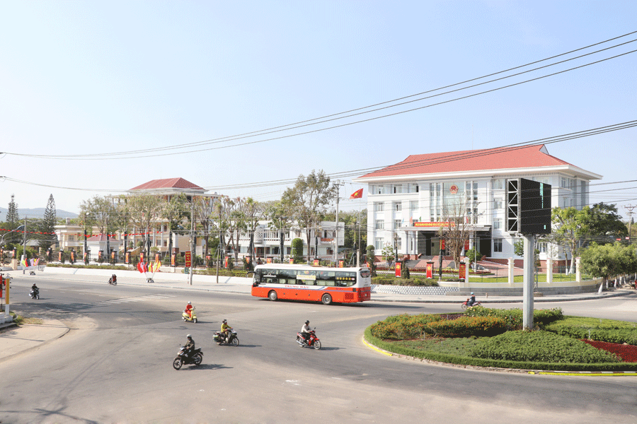 Một góc thị xã An Khê. Ảnh: Ngọc Minh Một góc thị xã An Khê. Ảnh: Ngọc Minh