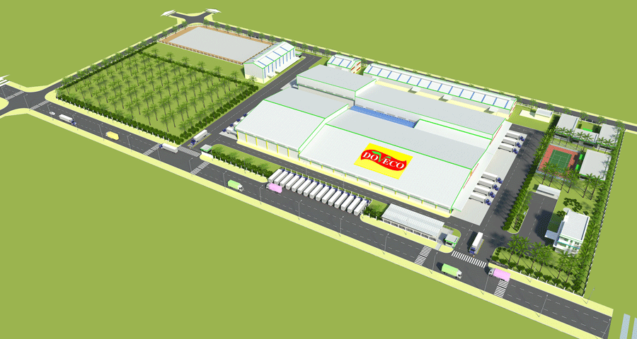 Phối cảnh nhà máy tại Gia Lai.