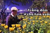 Trắng đêm ở chợ hoa xuân