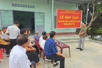 Xã Ia Peng bàn giao 4 căn nhà cho hộ nghèo 