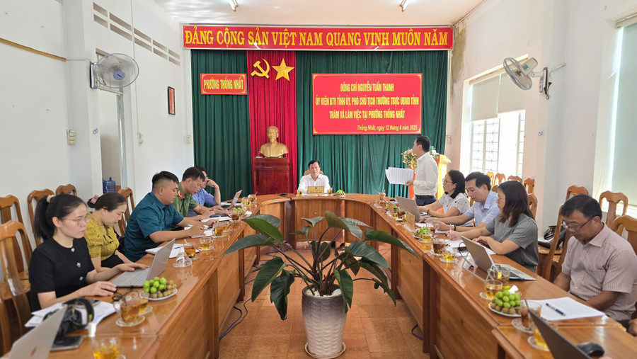Quang cảnh tại buổi làm việc. Ảnh: A.H z6899599877049-355084d03634ea179b27d2b82724f068.jpg