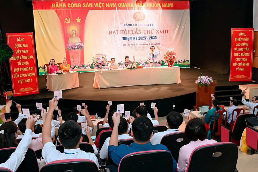 Quang cảnh Đại hội. Ảnh: Đ.T z6736596542297-df6f22d9bbf6229ade91acae9a24f305.jpg