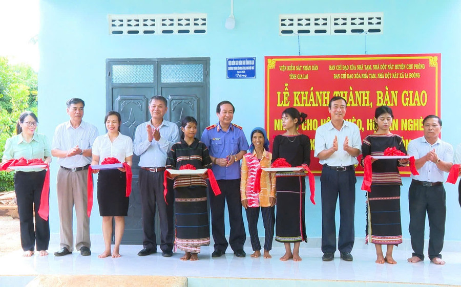 Toàn tỉnh có 6.465 căn nhà đã hoàn thành, đạt 79,28%. Ảnh: A.H z6700027642020-66129d395928f8e389346bad75b36823.jpg