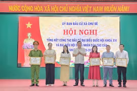 Chư Sê, Đăk Pơ, Kông Chro tổng kết công tác bầu cử