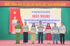 Chư Sê, Đăk Pơ, Kông Chro tổng kết công tác bầu cử