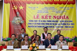 Kết nghĩa, hỗ trợ phát triển các làng đồng bào DTTS