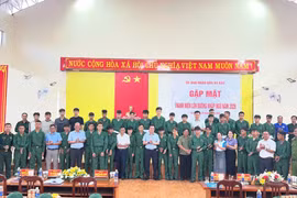 Xã Gào gặp mặt thanh niên lên đường nhập ngũ năm 2026