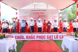 Hoài Nhơn Đông khởi công các dự án kè bảo vệ khu dân cư