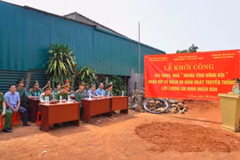 Khởi công xây dựng nhà “Nghĩa tình đồng đội” tại xã Ia Nan