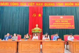 Ứng cử viên đại biểu HĐND tỉnh tiếp xúc cử tri vận động bầu cử tại phường Thống Nhất