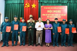 Phường Quy Nhơn Bắc thành lập Tiểu đội dân quân thường trực