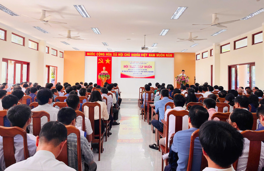 Quang cảnh hội nghị tập huấn. Ảnh: T.D dbfd1c432b259c7bc534.jpg