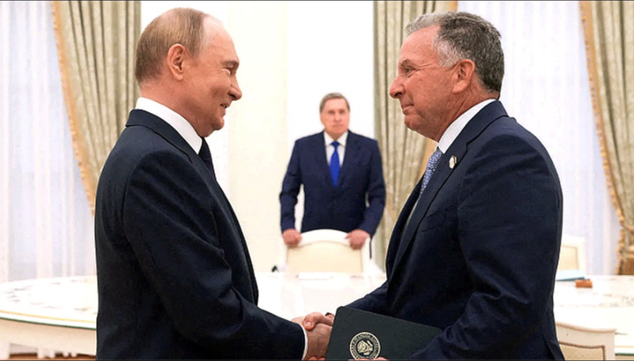 Tổng thống Putin đã gặp đặc phái viên Mỹ Steve Witkoff tại Matxcơva vào tuần trước. Ảnh: REUTERS 23.jpg