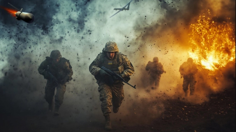 Binh sĩ Nga đã tràn vào nhiều con phố của thành phố Kupyansk. Ảnh: TST n2.jpg