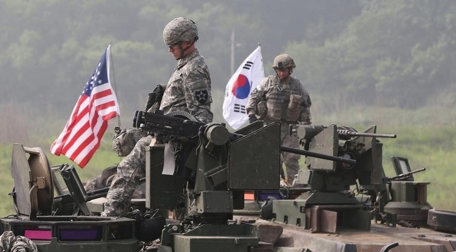 Một cuộc tập trận chung giữa Mỹ và Hàn Quốc. Ảnh: Korea Herald my1.jpg
