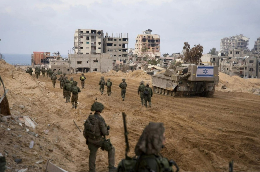 Các binh sĩ Israel tại Dải Gaza. Ảnh: Reuters g3.jpg
