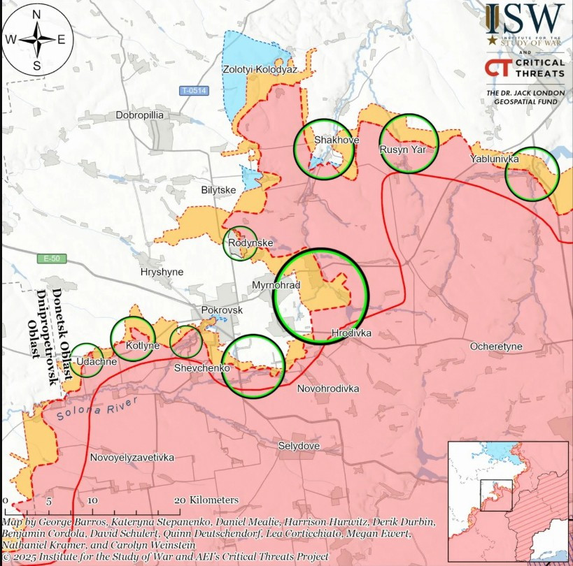 Tình hình Pokrovsk hiện tại. Ảnh: ISW p2.jpg