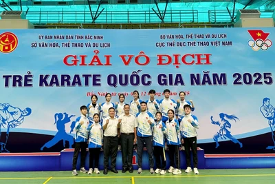 Gia Lai giành 8 huy chương tại Giải Vô địch trẻ Karate quốc gia