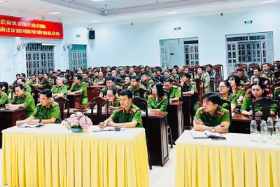 Công an phường Pleiku ra quân tấn công, trấn áp tội phạm