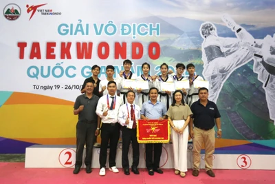 Gia Lai giành giải nhì toàn đoàn đối kháng nữ ở Giải Vô địch Taekwondo quốc gia