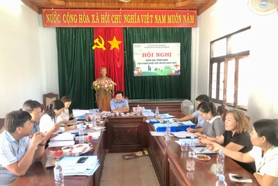 Hội đồng đánh giá, phân hạng sản phẩm OCOP huyện Krông Pa tổ chức Hội nghị đánh giá, phân hạng sản phẩm OCOP cấp huyện thuộc Chương trình mỗi xã một sản phẩm năm 2025. Ảnh: Lê Nam