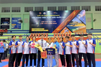 10 võ sĩ Gia Lai tham gia Giải vô địch Taekwondo vận động viên xuất sắc quốc gia