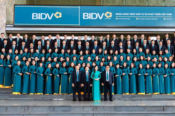 BIDV Bình Định xây dựng đội ngũ cán bộ nhân viên năng động, sáng tạo và đầy nhiệt huyết. Ảnh: ĐVCC