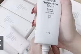 Đình chỉ lưu hành lô kem chống nắng Hanayuki Sunscreen Body