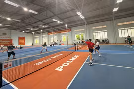 Hơn 40 tay vợt tranh tài ở Giải Pickleball Khối Cảnh sát điều tra