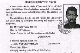 Truy tìm đối tượng liên quan vụ tàng trữ súng trái phép.