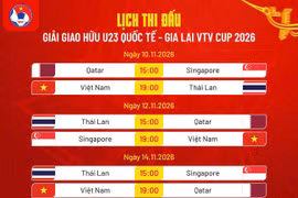 Công bố lịch thi đấu Giải bóng đá giao hữu quốc tế U23 - Gia Lai VTV Cup 2026