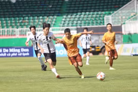 Trọng Phúc tỏa sáng, U14 LPBank Hoàng Anh Gia Lai giữ lại 1 điểm trước U14 Eum Seong