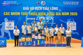 Tay vợt người Gia Lai giành huy chương vàng ở Giải Vô địch Cầu lông trẻ quốc gia