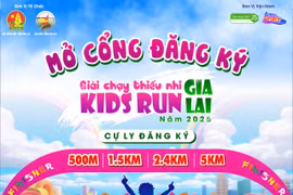 Gia Lai tổ chức giải chạy thiếu nhi “Kids Run Gia Lai 2025”