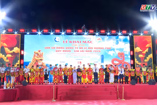 Rộn ràng khai hội Lân sư rồng quốc tế và Lễ hội đường phố Quy Nhơn – Gia Lai 2026