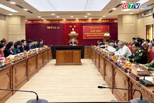 Toàn cảnh Gia Lai 24h: Thường trực Tỉnh ủy gặp mặt các đồng chí UV BCH Đảng bộ tỉnh khóa I