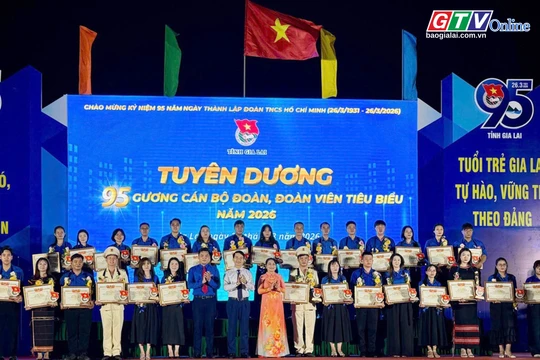 Toàn cảnh Gia Lai 24h: 95 năm Đoàn TNCS Hồ Chí Minh - Tuổi trẻ Gia Lai khẳng định vai trò tiên phong