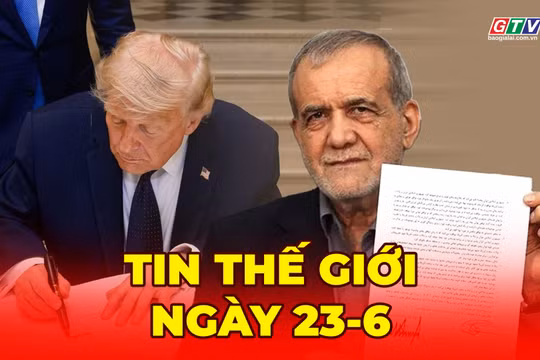 Tin thế giới ngày 23-6: Đàm phán với Iran chưa giải tỏa được áp lực với Tổng thống Trump