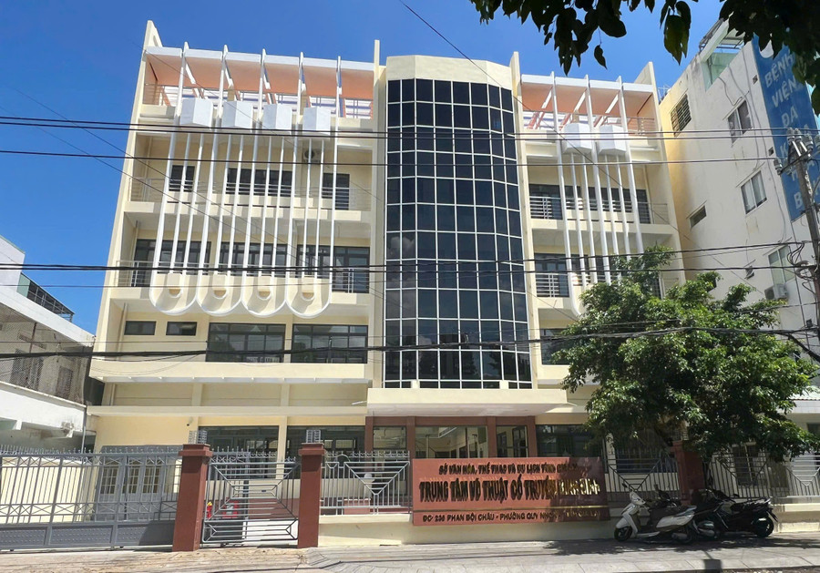 Khu ký túc xá VĐV, HLV Trung tâm Võ thuật cổ truyền Bình Định, Trung tâm Huấn luyện và Thi đấu Thể thao tỉnh. Ảnh: H.V ky-tuc-xa.jpg